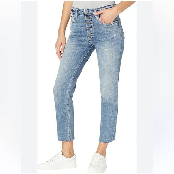 KUT from the Kloth CONNIE  High Rise Ankle Skinny Size 12 - Picture 2 of 15